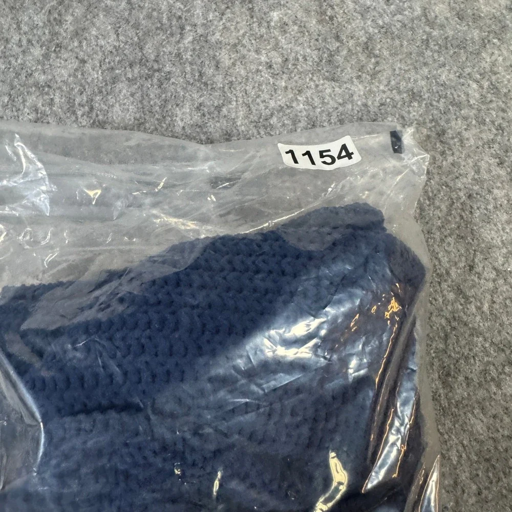 DKNY Kids Navy Blue Ribbed Knit Hoodie and Grey Twill Pants Set 4T NEW
